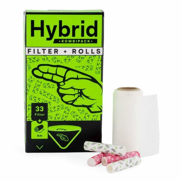 Kombipack – 33 filtrů + 4 m papírků (Hybrid)