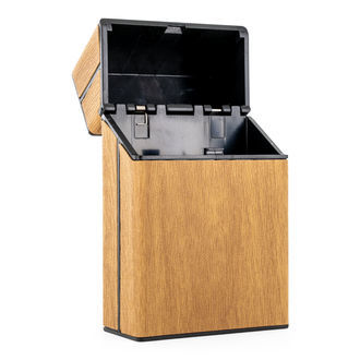 Pouzdro na cigarety s dřevěným vzhledem