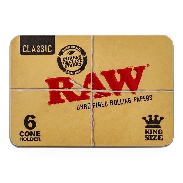 RAW plechová krabička na 6 dutinek