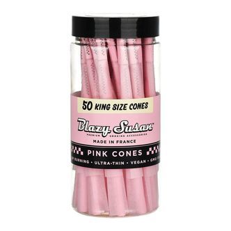 Blazy Susan růžov&eacute; předbalen&eacute; Cones King Size Slim (50 ks)