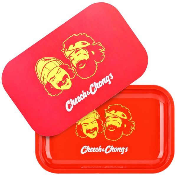 Kovový balicí tácek s víkem Medium (Cheech & Chong x Pulsar)