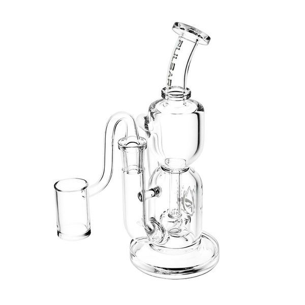 Emergence Hourglass Recycler skleněný dab rig (Pulsar)