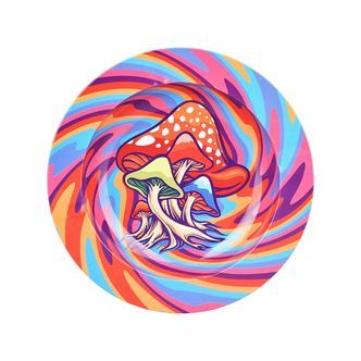 Kovov&yacute; popeln&iacute;k Mushroom Swirl