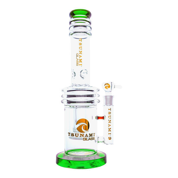 Bong s trojitým honeycomb a srdcovým perkolátorem 17'' (Tsunami Glass)