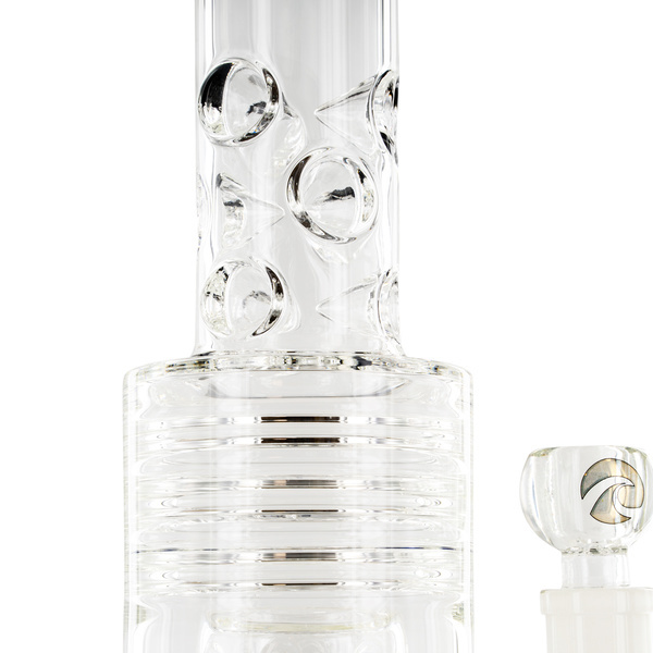 Barelový bong se sprchovým a honeycomb perkolátorem 20'' (Tsunami Glass)
