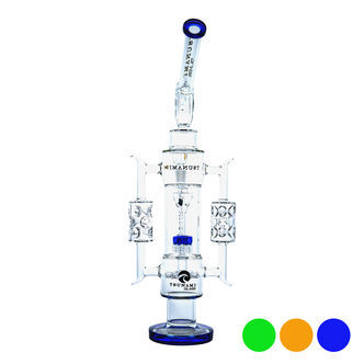 Bong Tsunami Glass Sprinkler Shower Head Recycler 20''