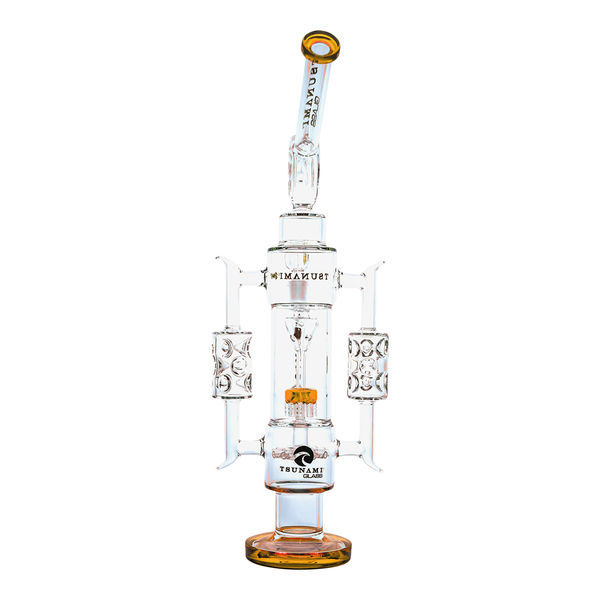 Bong Tsunami Glass Sprinkler Shower Head Recycler 20''