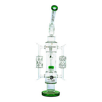 Bong Tsunami Glass Sprinkler Shower Head Recycler 20''