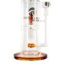 Sprinkler Cube Perc Bong 14'' (Tsunami Glass)
