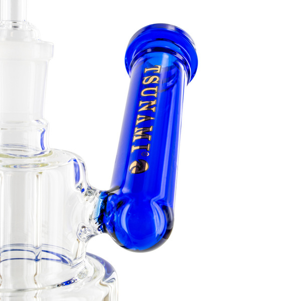 Boční dab rig se sprchovou hlavicí 10'' (Tsunami Glass)
