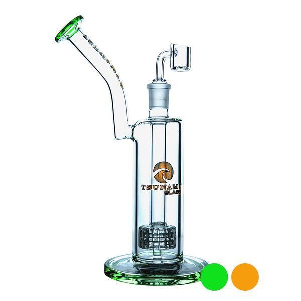 Dab rig se sprchovou hlavicí 11" (Tsunami Glass)