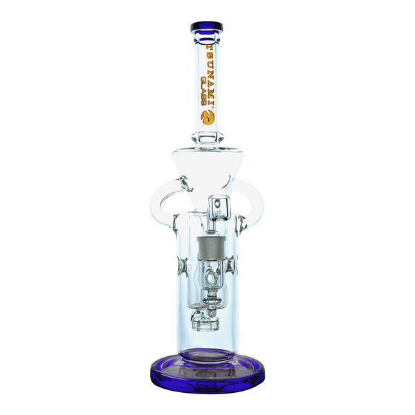 Šlukový švýcarský recyklační dab rig 13'' (Tsunami Glass)