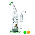 Shower Head Swiss dab rig 11'' (Tsunami Glass)