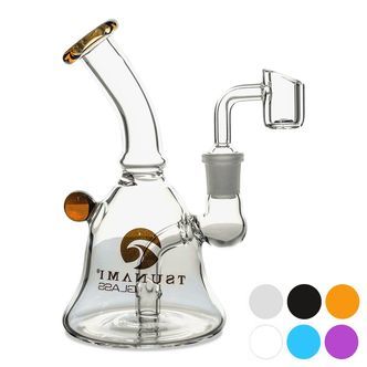 Dab rig Mini Bell 6&Prime; (Tsunami Glass)
