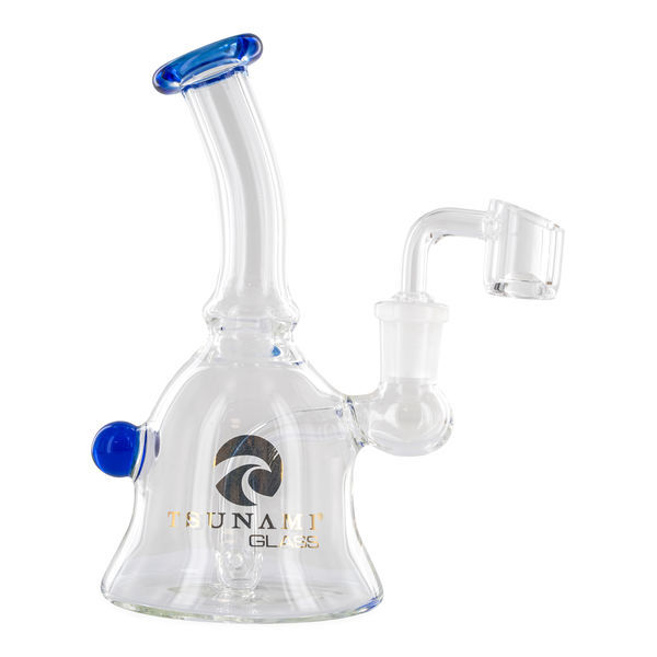 Dab rig Mini Bell 6″ (Tsunami Glass)