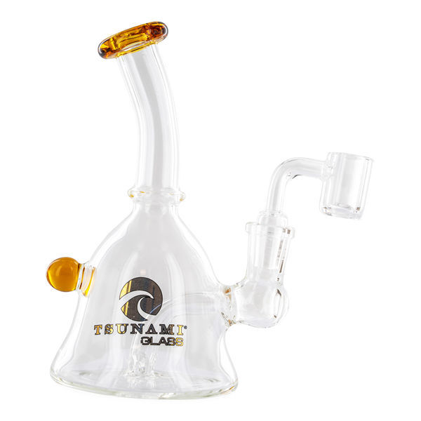 Dab rig Mini Bell 6″ (Tsunami Glass)