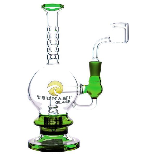 Dab rig Shower Head 8″ (Tsunami Glass)