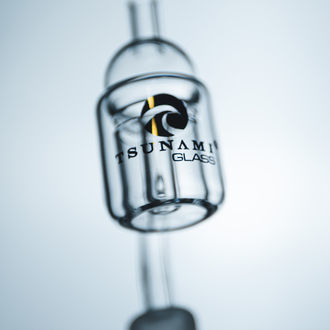 Termální křemenný banger s carb capem (Tsunami Glass)