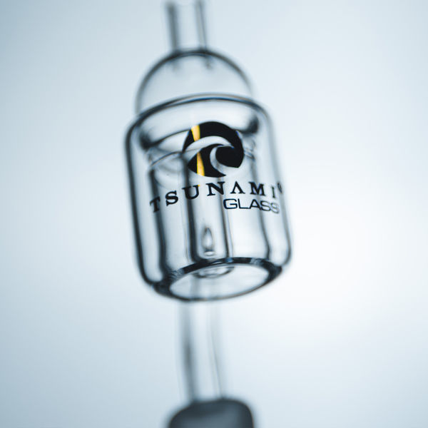 Termální křemenný banger s carb capem (Tsunami Glass)