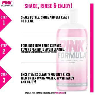 Neabrazivní čistič skla 473 ml (Pink Formula)