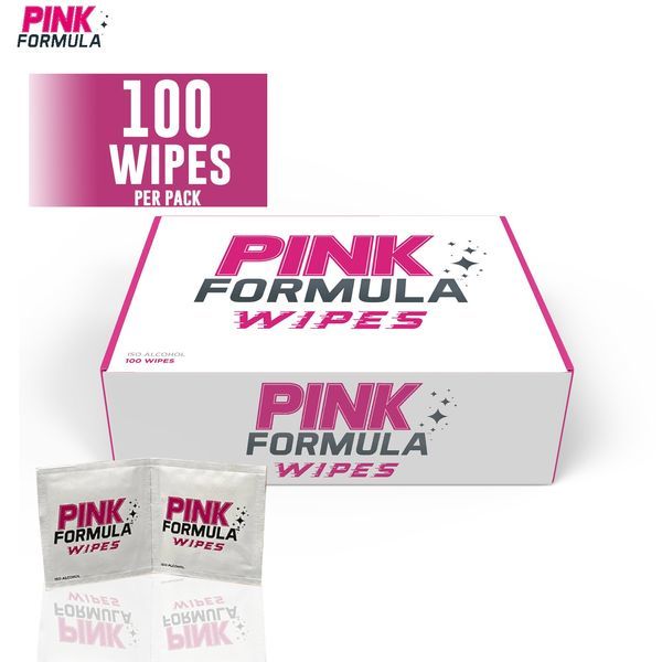 Ubrousky s izopropylalkoholem – 100 ks (Pink Formula)
