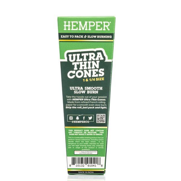 Hemper Ultra Thin bílé Cones 1¼