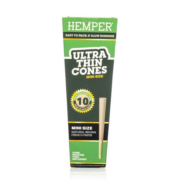 Hemper Ultra Thin hnědé mini Cones