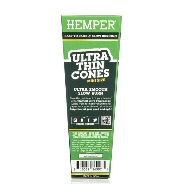 Hemper Ultra Thin bílé mini Cones