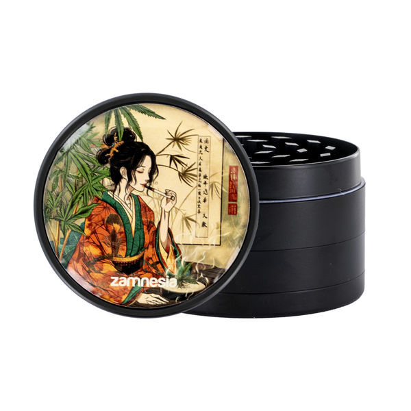 Kovová drtička Rising Sun (Zamnesia) – 4dílná, Ø 50 mm