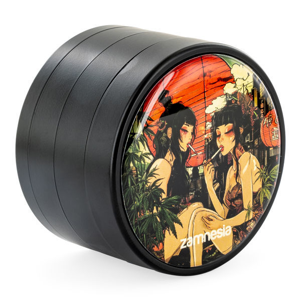 Kovová drtička Rising Sun (Zamnesia) – 4dílná, Ø 50 mm