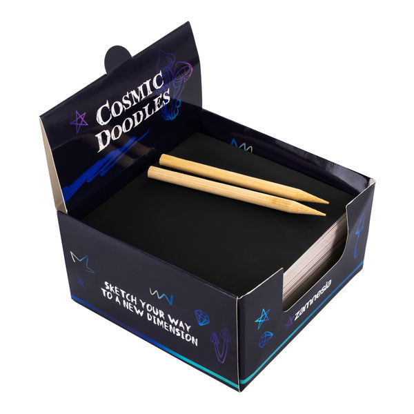 Kosmické čmáranice – stírací bloček (Zamnesia)