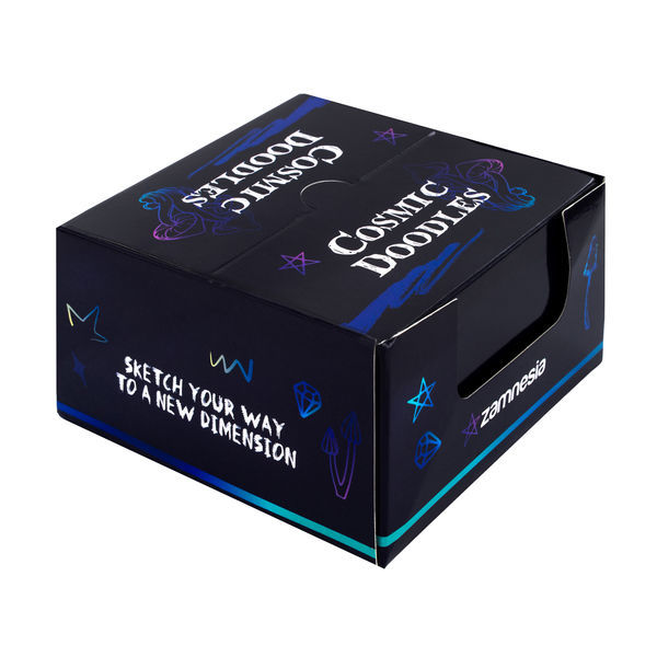 Kosmické čmáranice – stírací bloček (Zamnesia)