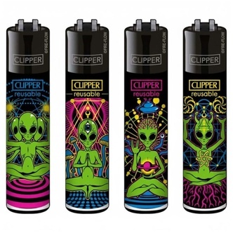 Zapalovač Trippy Alien (Clipper)