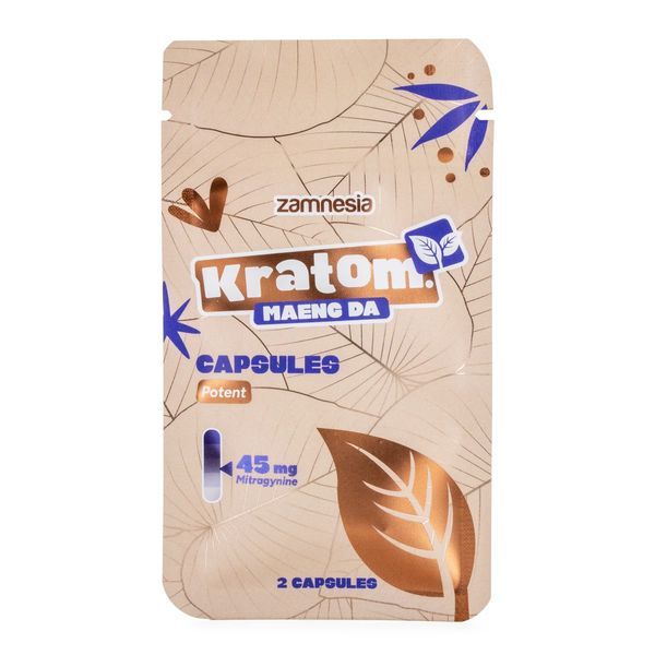 Kapsle s kratomem – extrakt 45 mg (Zamnesia)