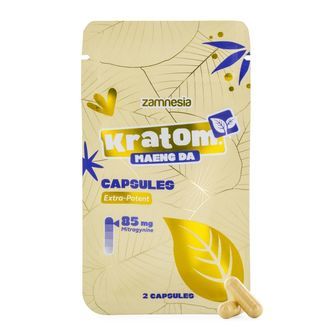 Kapsle s kratomem &ndash; 85mg extrakt (Zamnesia)