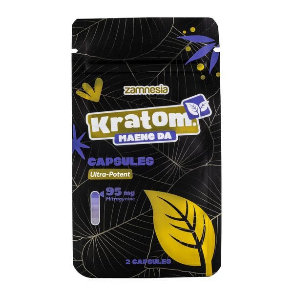 Kapsle s kratomem – 95 mg extraktu (Zamnesia)