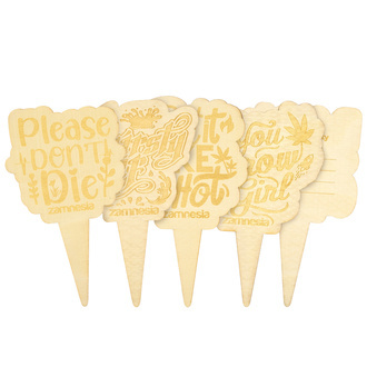 Dřevěné značkovače na květináče (Zamnesia)