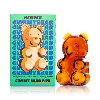 Skleněn&aacute; ručn&iacute; d&yacute;mka Gummy Bear (Hemper)