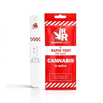 RauschRadar&reg; test na THC ze slin (3,5 ng/ml)