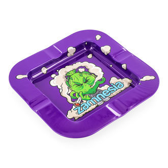 Kovový čtvercový popelník Budhead (Zamnesia)