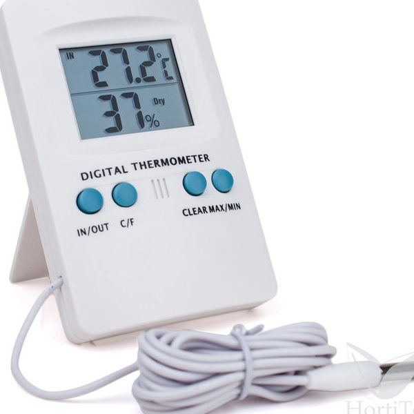 Digitální teploměr a vlhkoměr (Vanguard Hydroponics)