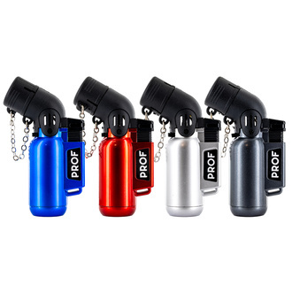 Kovov&yacute; zapalovač s dvojit&yacute;m plamenem