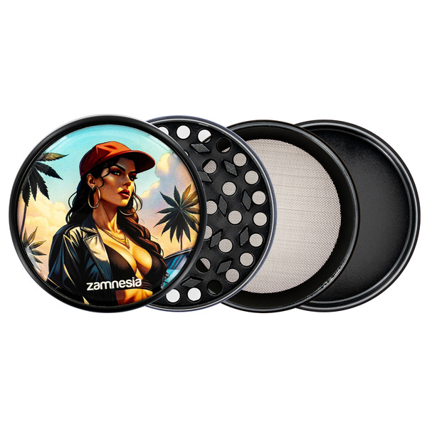 Kolekce kovových drtiček Bad Bitches (Zamnesia) – 4dílná Ø63 mm