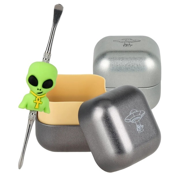 Alien Dab nástroj & UFO dóza na koncentráty – sada