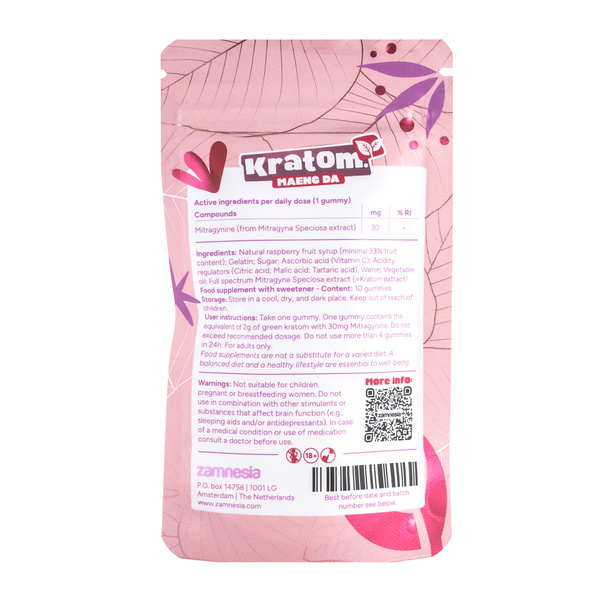 Kratom gumídci 30 mg (Zamnesia)