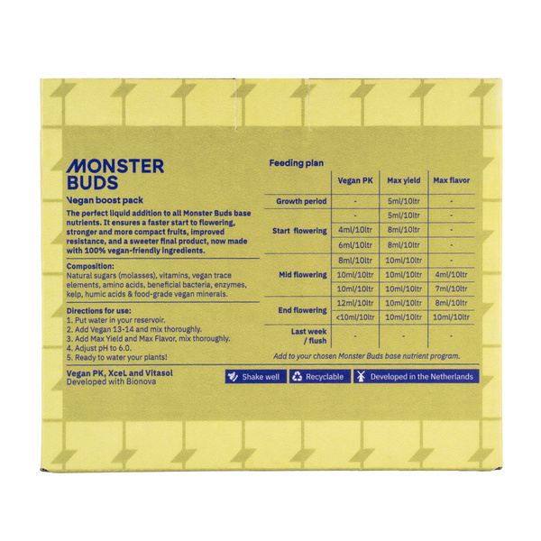 Veganský boost balíček – Monster Buds