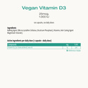 Vegan vitamin D3 (Cibdol)