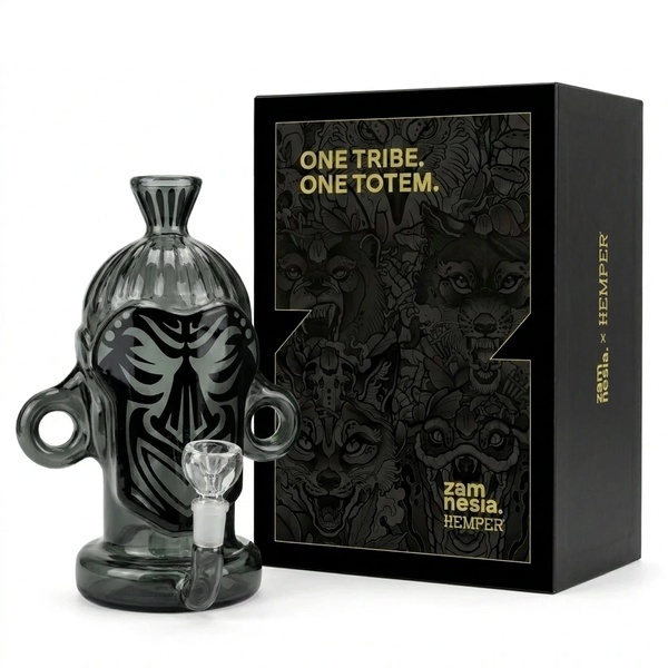Skleněný TRIBE Bong (HEMPER x Zamnesia)