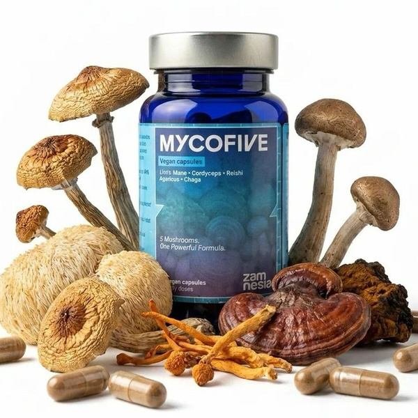 MycoFive Houbové Kapsle (Zamnesia)
