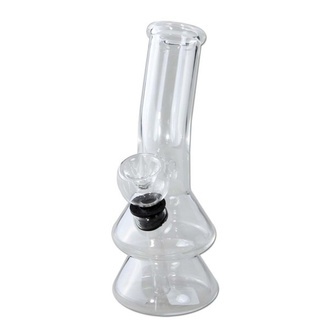 Mini skleněn&yacute; bong (Black Leaf)